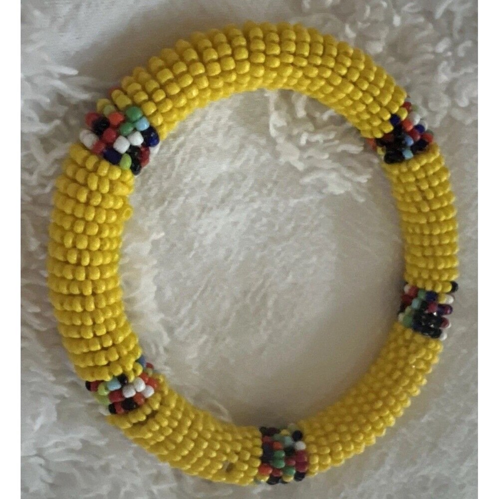 vintage native american beaded bracelet